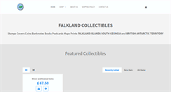 Desktop Screenshot of falklandcollectibles.com